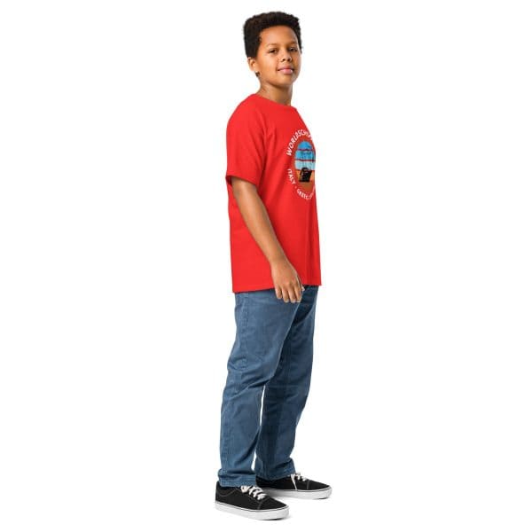 Youth classic tee | White Font | Italy - Greece - Türkiye 2025