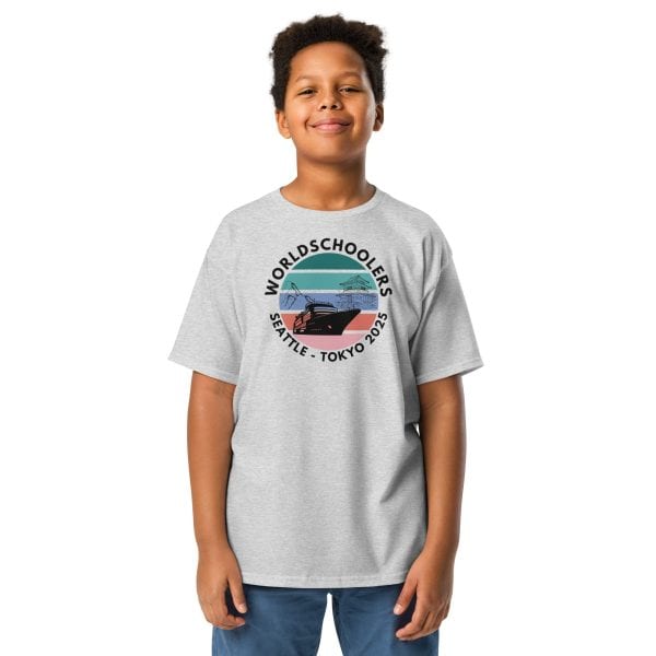 Youth classic tee | Black font | Seattle-Tokyo