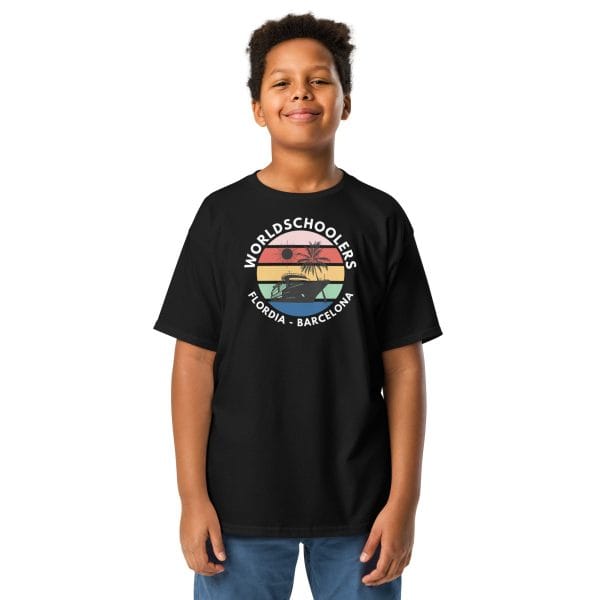 Mardi Gras Transatlantic 2025 | Youth classic tee | White Font