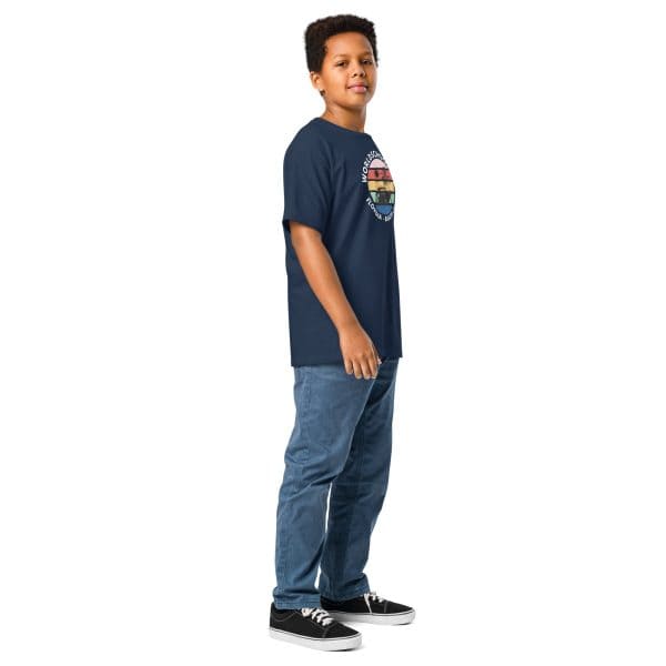 Mardi Gras Transatlantic 2025 | Youth classic tee | White Font