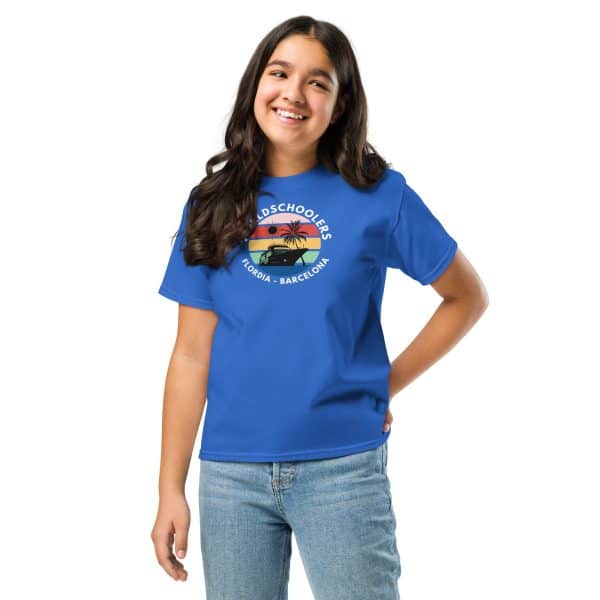 Mardi Gras Transatlantic 2025 | Youth classic tee | White Font