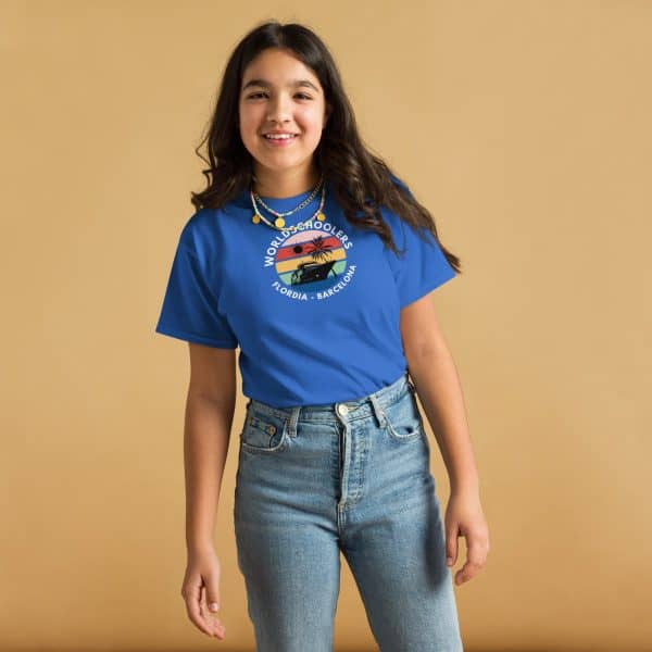 Mardi Gras Transatlantic 2025 | Youth classic tee | White Font