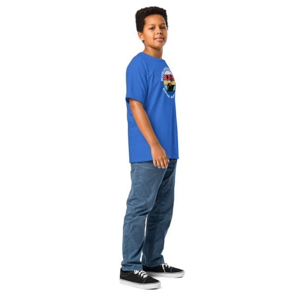 Mardi Gras Transatlantic 2025 | Youth classic tee | White Font