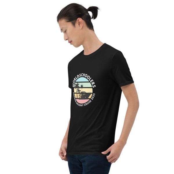 Panama Holiday Cruise 2025 | White Font | Short-Sleeve Unisex T-Shirt