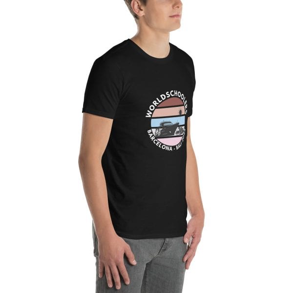 Barcelona - Bali 2025 | White Font | Short-Sleeve Unisex T-Shirt