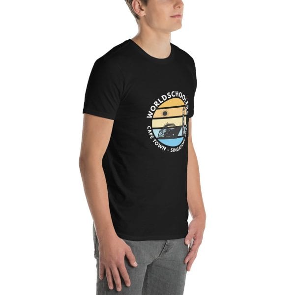 Cape Town - Singapore 2025 | White Font | Short-Sleeve Unisex T-Shirt