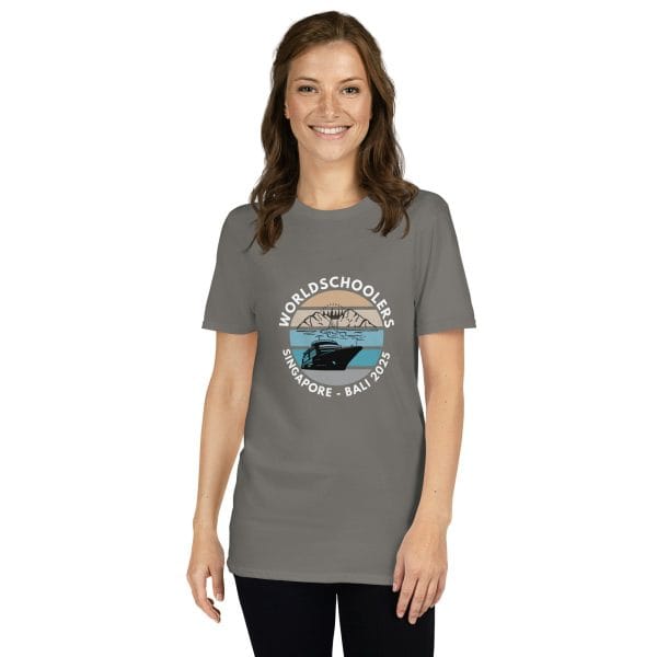 Singapore - Bali 2025 | White Font | Short-Sleeve Unisex T-Shirt