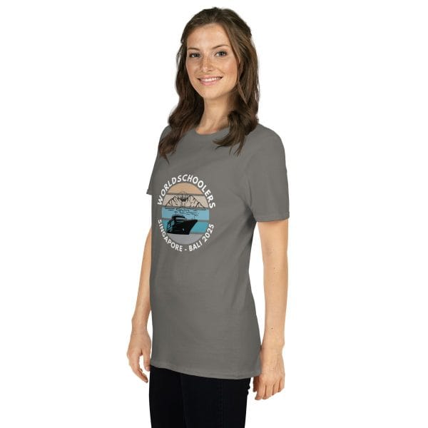Singapore - Bali 2025 | White Font | Short-Sleeve Unisex T-Shirt