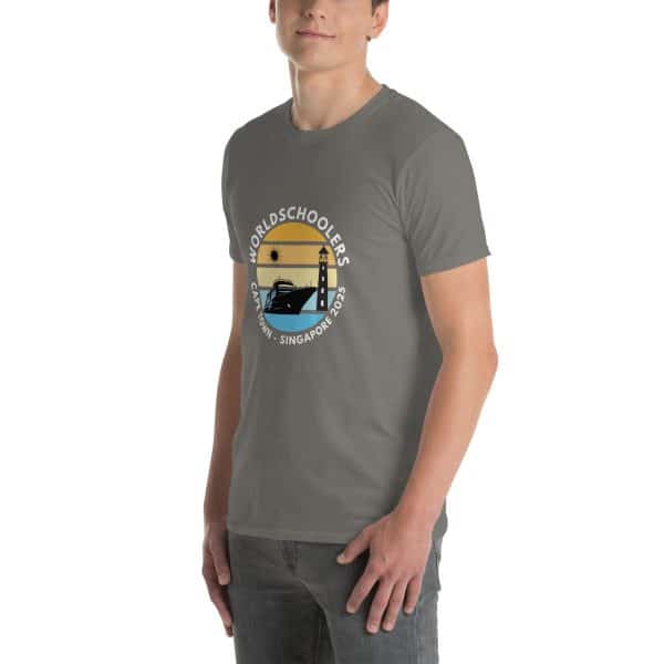 Cape Town - Singapore 2025 | White Font | Short-Sleeve Unisex T-Shirt