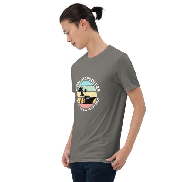 Panama Holiday Cruise 2025 | White Font | Short-Sleeve Unisex T-Shirt