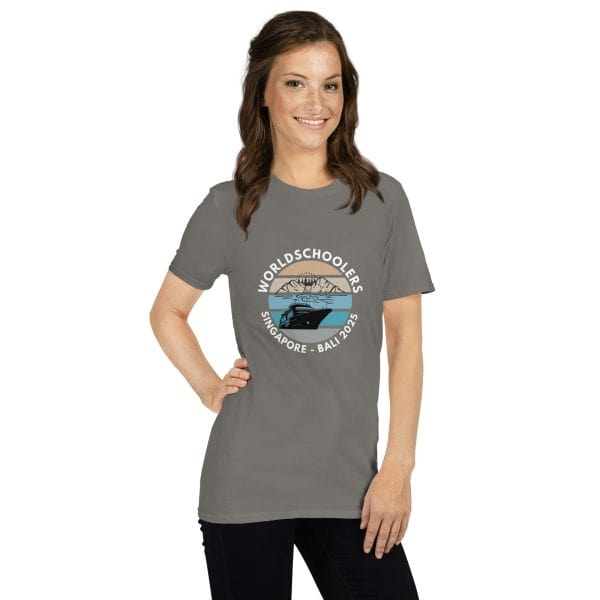 Singapore - Bali 2025 | White Font | Short-Sleeve Unisex T-Shirt