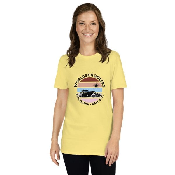 Barcelona - Bali 2025 | Black Font | Short-Sleeve Unisex T-Shirt