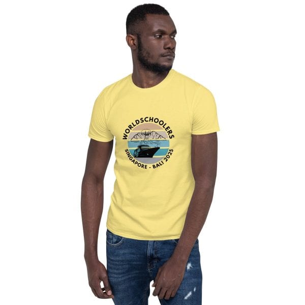 Singapore - Bali 2025 | Black Font | Short-Sleeve Unisex T-Shirt