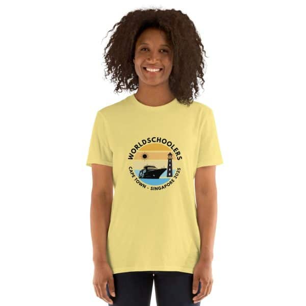 Cape Town - Singapore 2025 | Black Font | Short-Sleeve Unisex T-Shirt