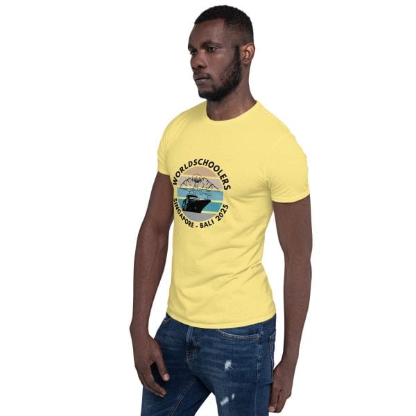 Singapore - Bali 2025 | Black Font | Short-Sleeve Unisex T-Shirt