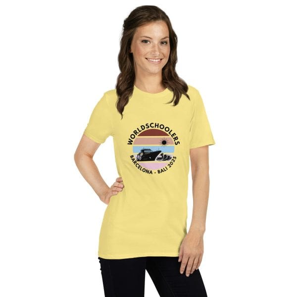 Barcelona - Bali 2025 | Black Font | Short-Sleeve Unisex T-Shirt