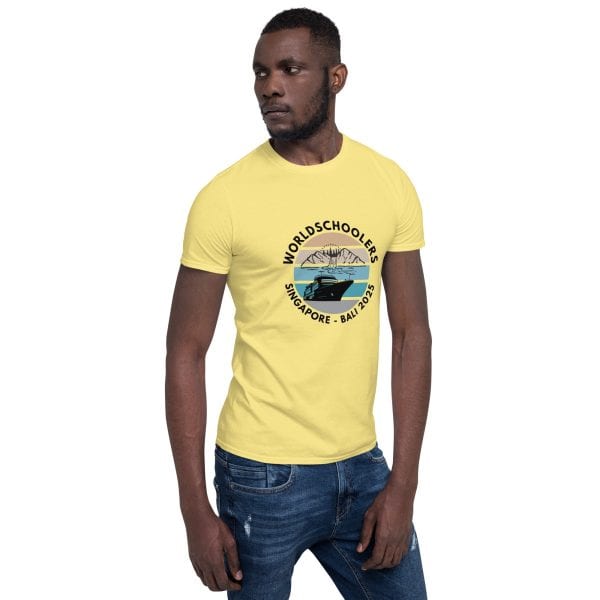 Singapore - Bali 2025 | Black Font | Short-Sleeve Unisex T-Shirt
