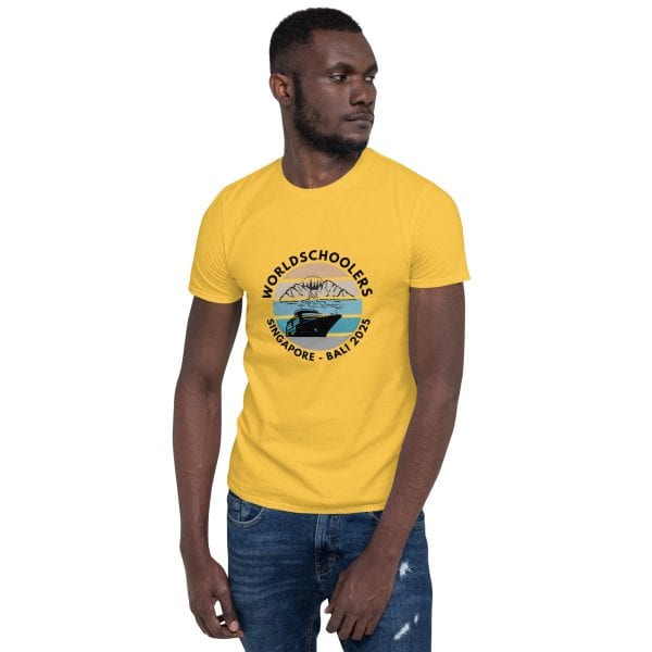 Singapore - Bali 2025 | Black Font | Short-Sleeve Unisex T-Shirt