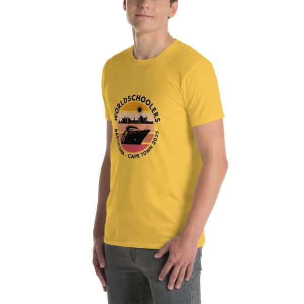 Barcelona - Cape Town 2025 | Black Font | Short-Sleeve Unisex T-Shirt