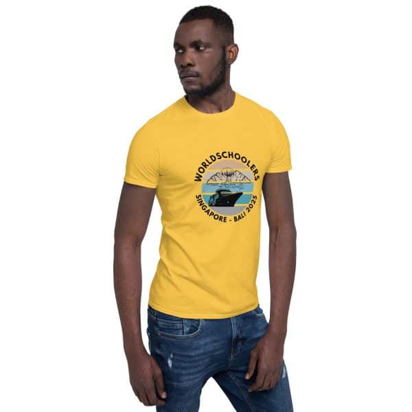 Singapore - Bali 2025 | Black Font | Short-Sleeve Unisex T-Shirt