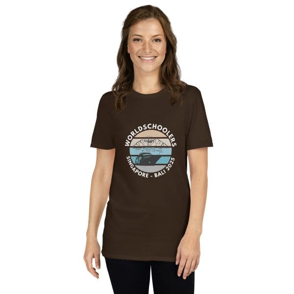 Singapore - Bali 2025 | White Font | Short-Sleeve Unisex T-Shirt