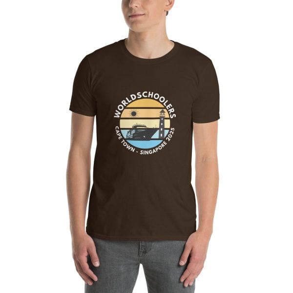 Cape Town - Singapore 2025 | White Font | Short-Sleeve Unisex T-Shirt