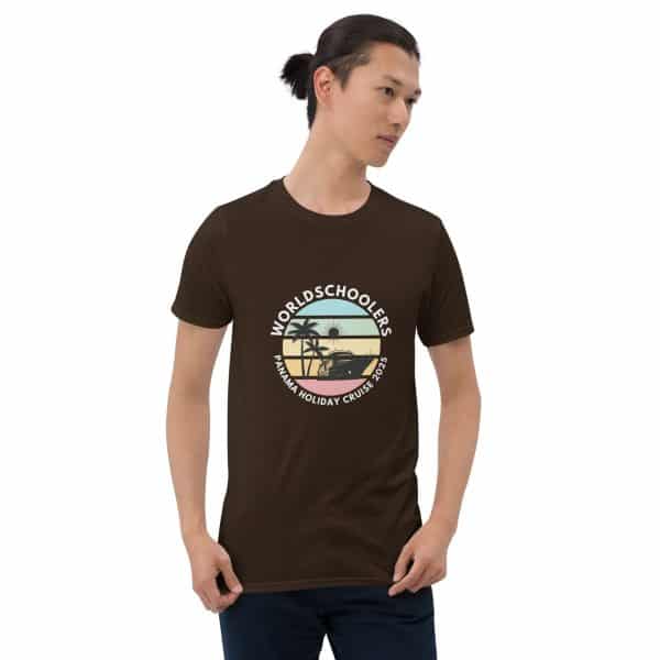 Panama Holiday Cruise 2025 | White Font | Short-Sleeve Unisex T-Shirt
