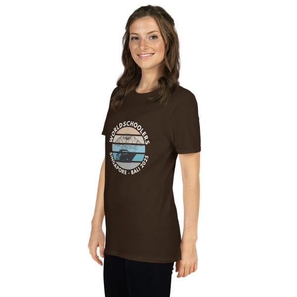 Singapore - Bali 2025 | White Font | Short-Sleeve Unisex T-Shirt