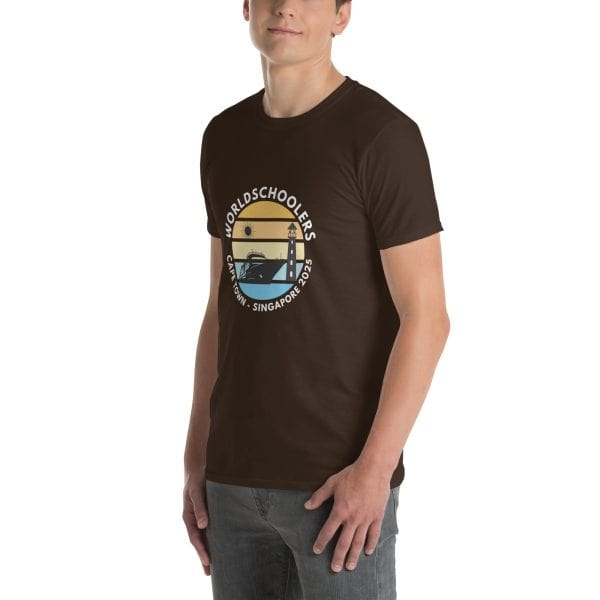Cape Town - Singapore 2025 | White Font | Short-Sleeve Unisex T-Shirt