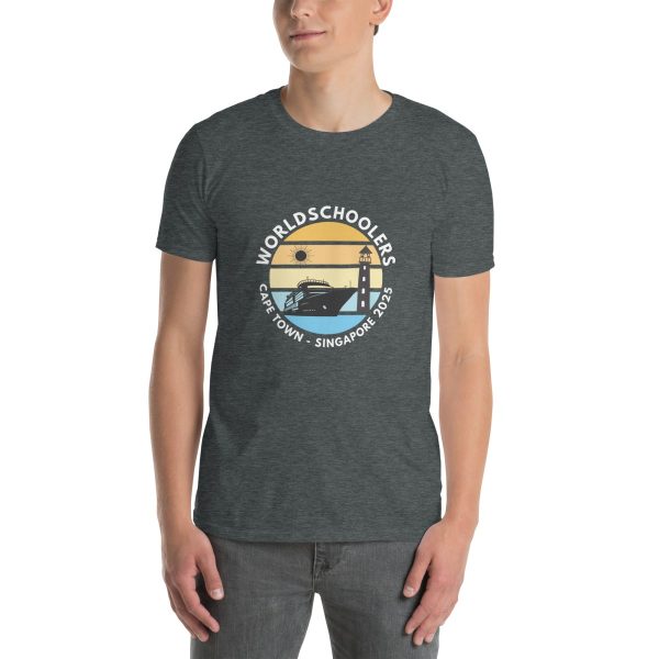 Cape Town - Singapore 2025 | White Font | Short-Sleeve Unisex T-Shirt