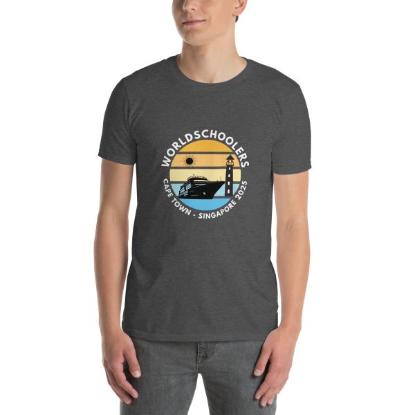 Cape Town - Singapore 2025 | White Font | Short-Sleeve Unisex T-Shirt