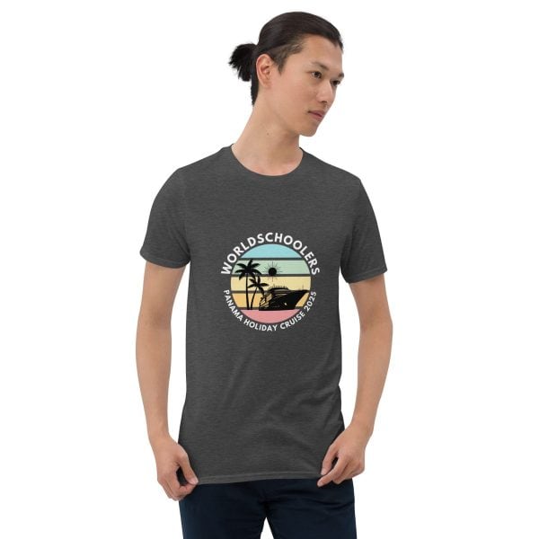 Panama Holiday Cruise 2025 | White Font | Short-Sleeve Unisex T-Shirt