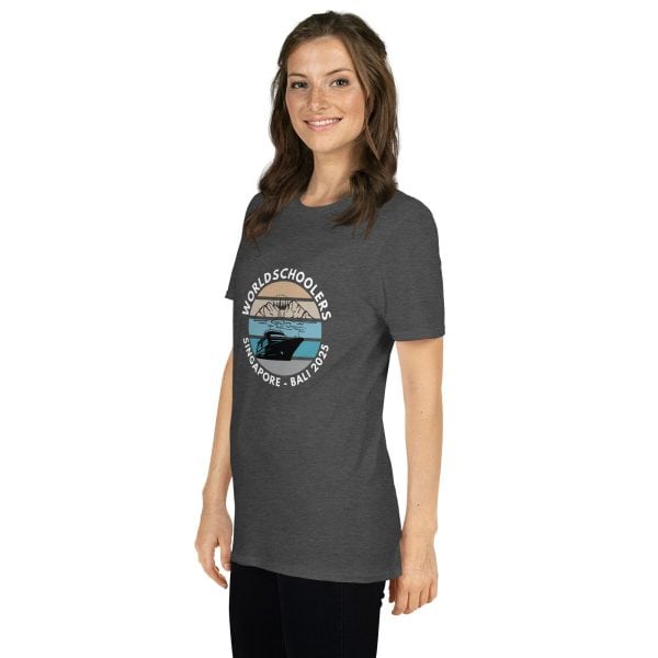 Singapore - Bali 2025 | White Font | Short-Sleeve Unisex T-Shirt