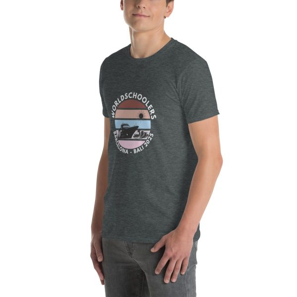 Barcelona - Bali 2025 | White Font | Short-Sleeve Unisex T-Shirt