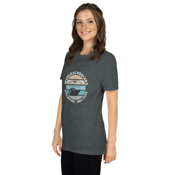 Singapore - Bali 2025 | White Font | Short-Sleeve Unisex T-Shirt