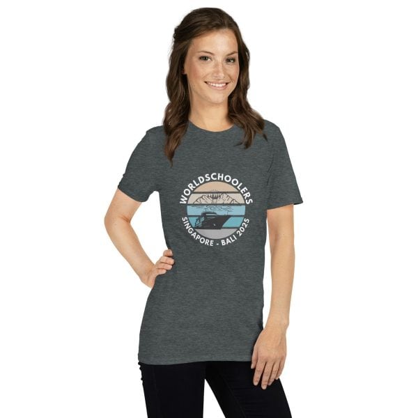 Singapore - Bali 2025 | White Font | Short-Sleeve Unisex T-Shirt