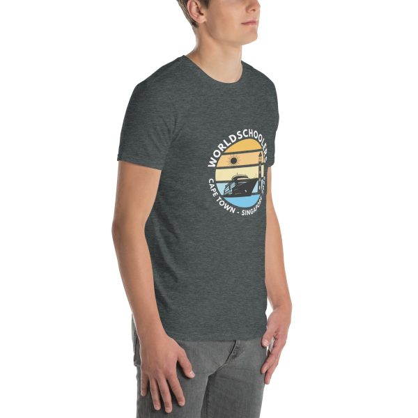 Cape Town - Singapore 2025 | White Font | Short-Sleeve Unisex T-Shirt