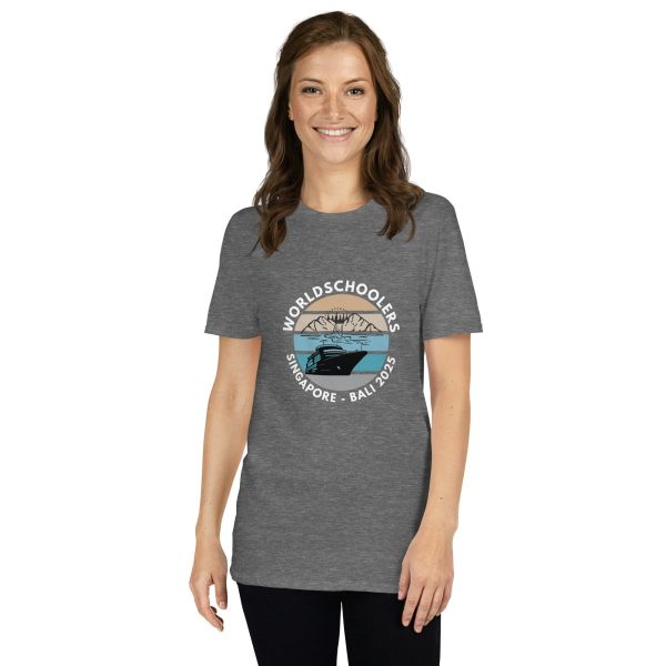 Singapore - Bali 2025 | White Font | Short-Sleeve Unisex T-Shirt