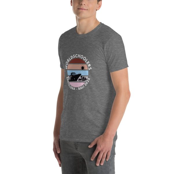 Barcelona - Bali 2025 | White Font | Short-Sleeve Unisex T-Shirt