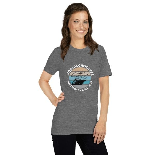 Singapore - Bali 2025 | White Font | Short-Sleeve Unisex T-Shirt