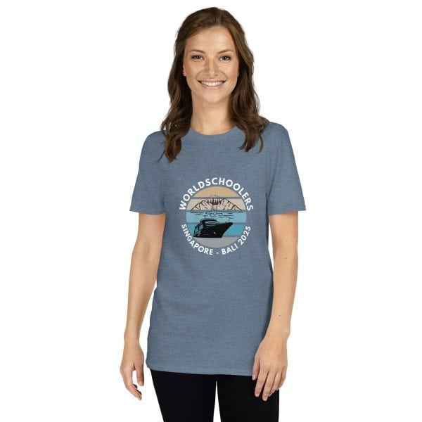Singapore - Bali 2025 | White Font | Short-Sleeve Unisex T-Shirt