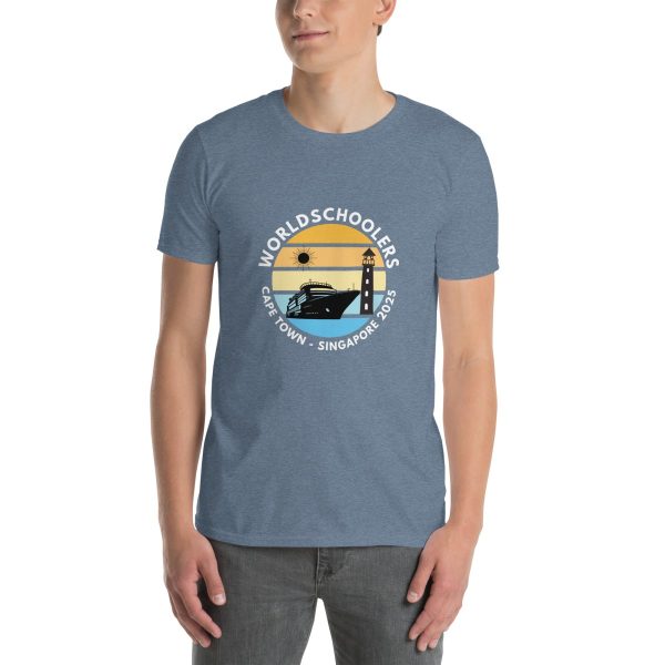 Cape Town - Singapore 2025 | White Font | Short-Sleeve Unisex T-Shirt