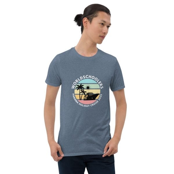Panama Holiday Cruise 2025 | White Font | Short-Sleeve Unisex T-Shirt