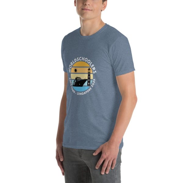 Cape Town - Singapore 2025 | White Font | Short-Sleeve Unisex T-Shirt