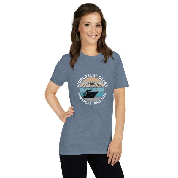 Singapore - Bali 2025 | White Font | Short-Sleeve Unisex T-Shirt