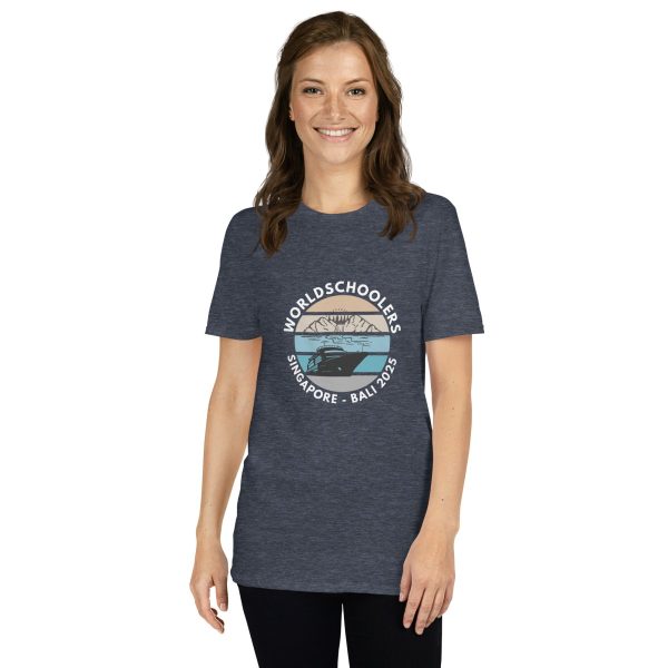Singapore - Bali 2025 | White Font | Short-Sleeve Unisex T-Shirt