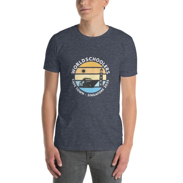 Cape Town - Singapore 2025 | White Font | Short-Sleeve Unisex T-Shirt