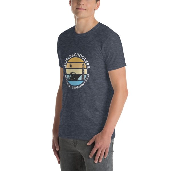 Cape Town - Singapore 2025 | White Font | Short-Sleeve Unisex T-Shirt