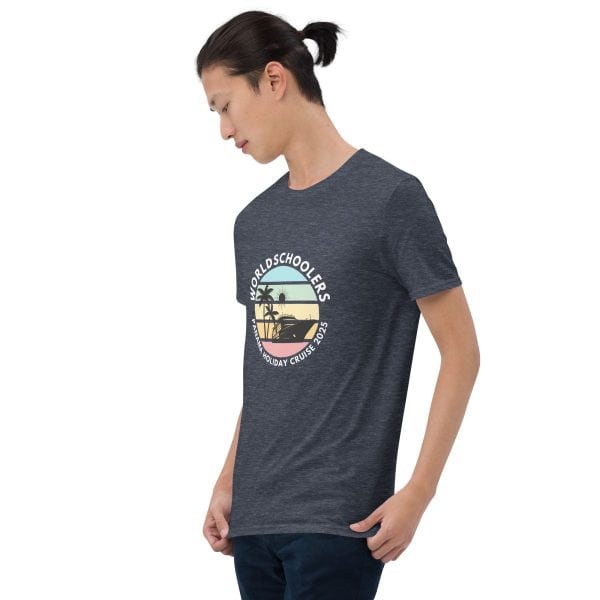 Panama Holiday Cruise 2025 | White Font | Short-Sleeve Unisex T-Shirt