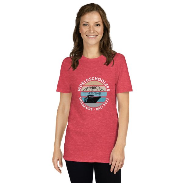 Singapore - Bali 2025 | White Font | Short-Sleeve Unisex T-Shirt